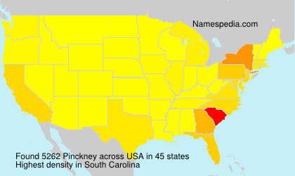 Surname Pinckney in USA Surname Pinckney in USA