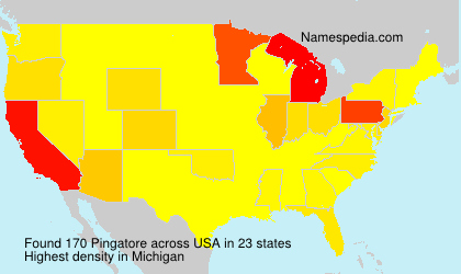 Surname Pingatore in USA Surname Pingatore in USA