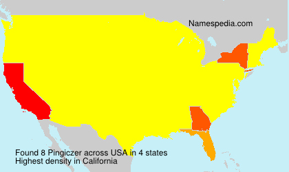 Surname Pingiczer in USA Surname Pingiczer in USA