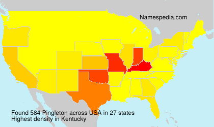 Surname Pingleton in USA Surname Pingleton in USA