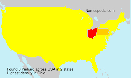 Surname Pinhard in USA Surname Pinhard in USA