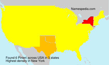 Surname Pinieri in USA Surname Pinieri in USA
