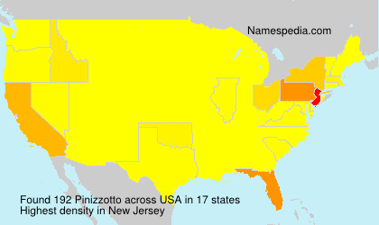 Surname Pinizzotto in USA Surname Pinizzotto in USA
