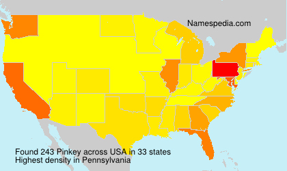 Surname Pinkey in USA Surname Pinkey in USA