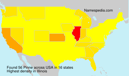 Surname Pinne in USA Surname Pinne in USA