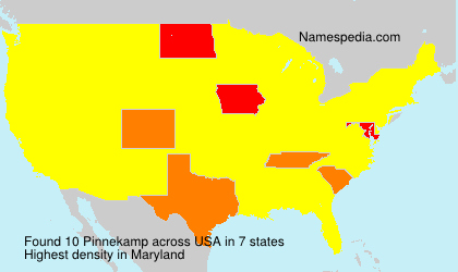 Surname Pinnekamp in USA Surname Pinnekamp in USA