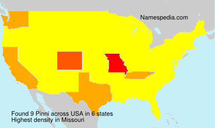 Surname Pinni in USA Surname Pinni in USA