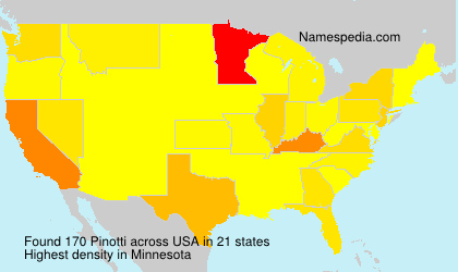 Surname Pinotti in USA Surname Pinotti in USA