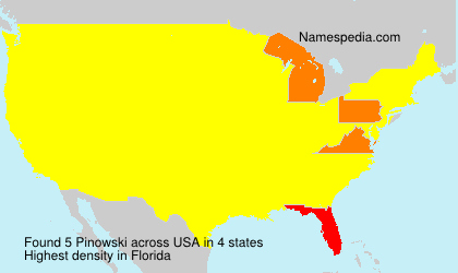 Surname Pinowski in USA Surname Pinowski in USA