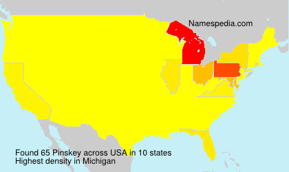 Surname Pinskey in USA Surname Pinskey in USA
