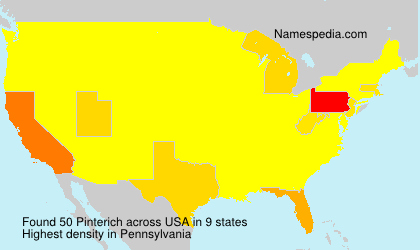 Surname Pinterich in USA Surname Pinterich in USA