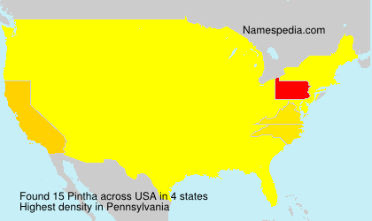 Surname Pintha in USA Surname Pintha in USA
