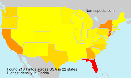 Surname Pintos in USA