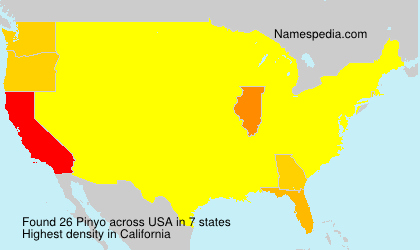 Surname Pinyo in USA Surname Pinyo in USA