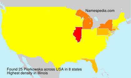 Surname Piorkowska in USA Surname Piorkowska in USA