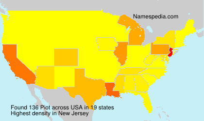Surname Piot in USA Surname Piot in USA