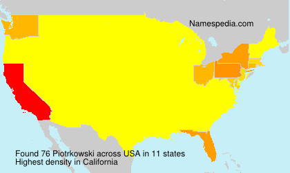 Surname Piotrkowski in USA Surname Piotrkowski in USA