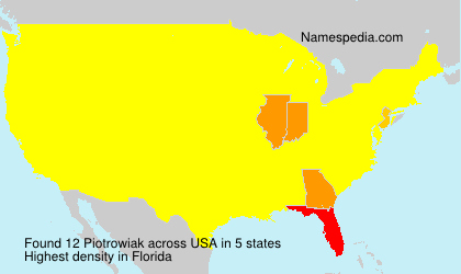 Surname Piotrowiak in USA Surname Piotrowiak in USA