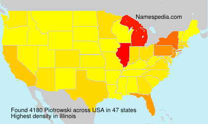 Surname Piotrowski in USA Surname Piotrowski in USA