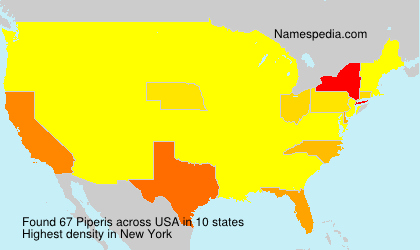 Surname Piperis in USA Surname Piperis in USA