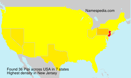 Surname Pipi in USA Surname Pipi in USA