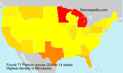 Surname Pipkorn in USA Surname Pipkorn in USA