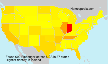 Surname Pippenger in USA Surname Pippenger in USA