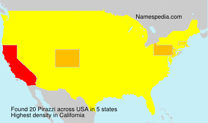 Surname Pirazzi in USA