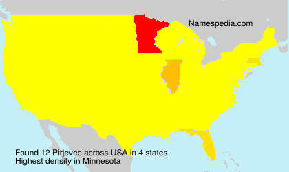 Surname Pirjevec in USA Surname Pirjevec in USA