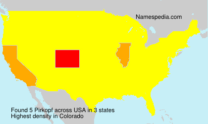 Surname Pirkopf in USA Surname Pirkopf in USA