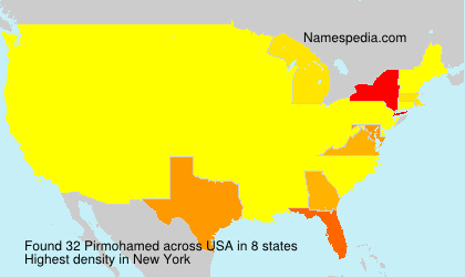 Surname Pirmohamed in USA Surname Pirmohamed in USA