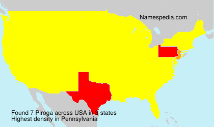 Surname Piroga in USA Surname Piroga in USA