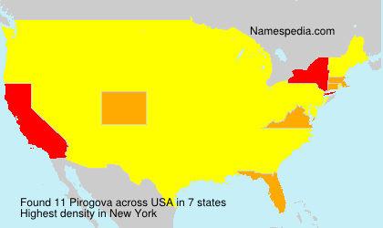 Surname Pirogova in USA Surname Pirogova in USA