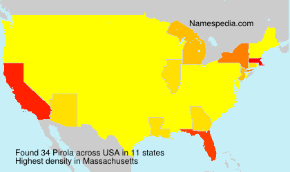Surname Pirola in USA Surname Pirola in USA