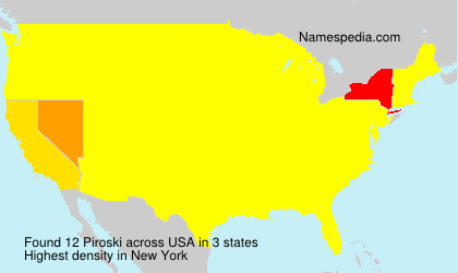 Surname Piroski in USA Surname Piroski in USA
