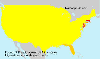 Surname Pisapio in USA Surname Pisapio in USA