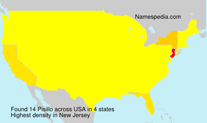 Surname Pisillo in USA Surname Pisillo in USA