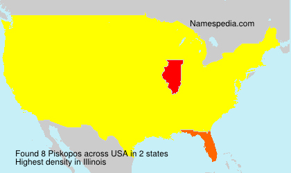 Surname Piskopos in USA Surname Piskopos in USA