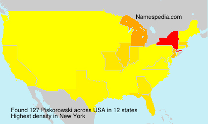 Surname Piskorowski in USA Surname Piskorowski in USA