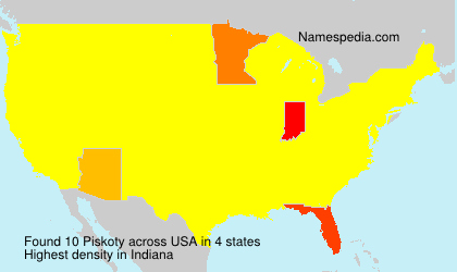 Surname Piskoty in USA Surname Piskoty in USA