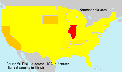Surname Piskule in USA Surname Piskule in USA