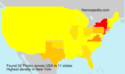 Surname Piszko in USA Surname Piszko in USA