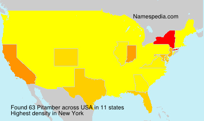 Surname Pitamber in USA Surname Pitamber in USA