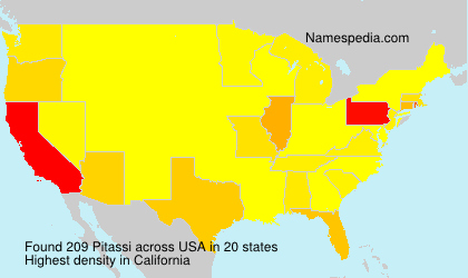 Surname Pitassi in USA Surname Pitassi in USA