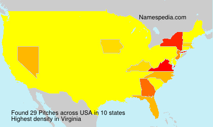 Surname Pitches in USA Surname Pitches in USA