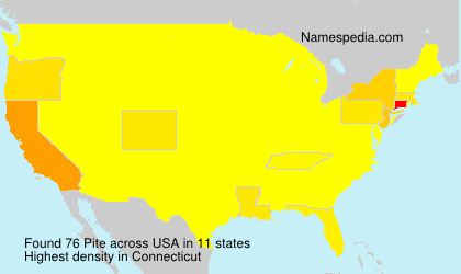 Surname Pite in USA Surname Pite in USA