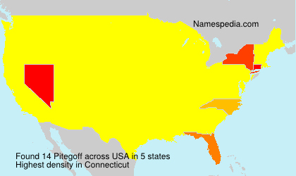 Surname Pitegoff in USA Surname Pitegoff in USA