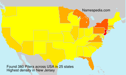 Surname Pitera in USA Surname Pitera in USA