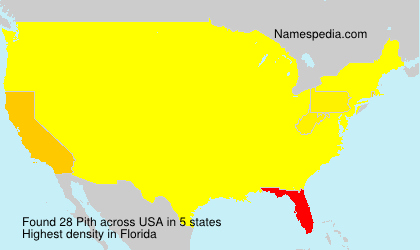 Surname Pith in USA Surname Pith in USA
