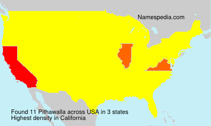 Surname Pithawalla in USA